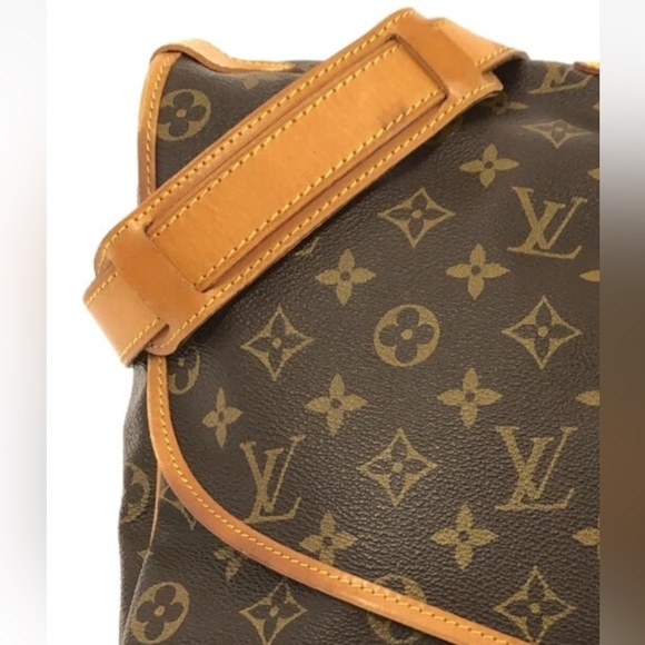 💎✨Authentic✨💎Louis Vuitton Monogram Saumur 35 Shoulder Bag Brown - Picture 5 of 13